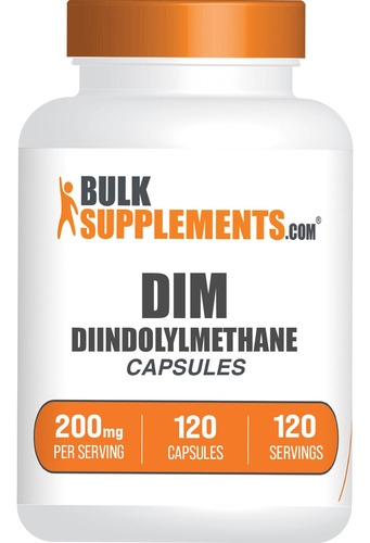 Suplemento Bulksupplements.com Dim Capsules 200 Mg 120 Unida