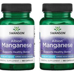 Swanson Quelatado Manganês Swanson 10 Mg 180 Cápsulas (2
