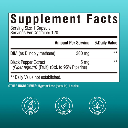 Suplemento Vitalibre Dim 300mg Com Extrato De Pimenta Preta - Imagem 4