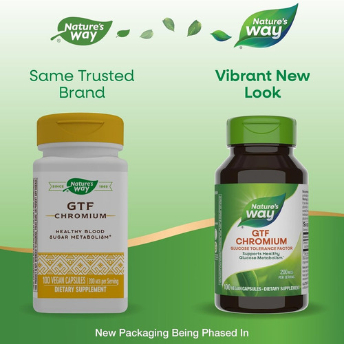 Nature"s Way Nature"s Way Gtf Cromo Para Metabolismo - Imagem 2