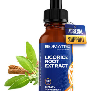 Extrato De Raiz De Alcaçuz Biomatrix (1200 Gotas De 2 Fl. Oz