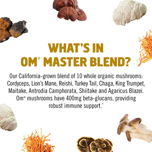 Om Mushroom Superfood Master Blend Cogumelos E Adaptógenos, - Imagem 6