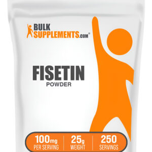 Suplemento Bulksupplements.com Fisetina Em Pó 25g (100mg)