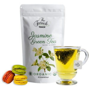 Chá Verde Orgânico De Jasmim The French Touch 30 Sachês
