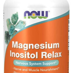 Now Foods Supplements, Pó De Magnésio Inositol Relax, Suport