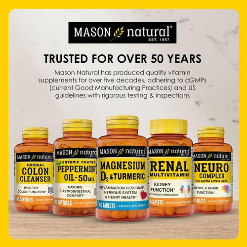 Mason Natural Cranberry Com Probióticos, 60 Comprimidos - Imagem 4