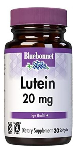 Bluebonnet Nutrition Luteína 20 Mg - Imagem 4