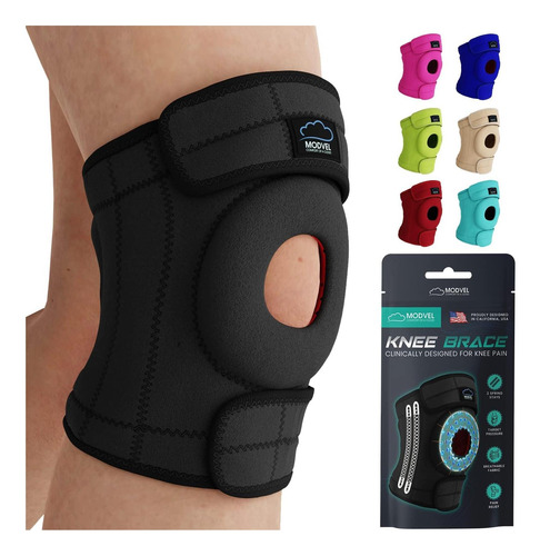 Joelheira Modvel Elite Para Mulheres E Homens Com Laterais,