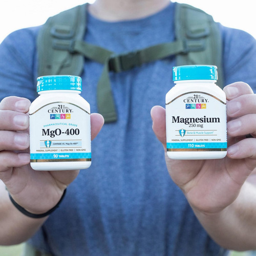 Comprimidos De Mgo 400 Mg Do Século Xxi, 90 Unidades, Sortid - Imagem 6