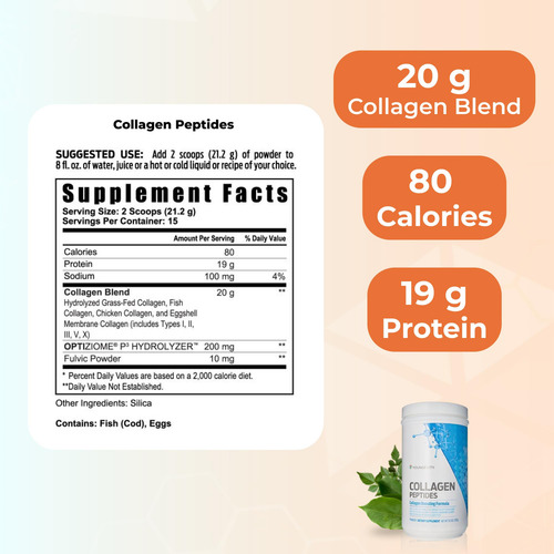 Peptídeos De Colágeno Em Pó Youngevity Multi-collagen 335ml - Imagem 3