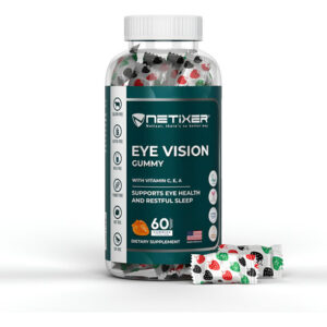 Gummies De Visão Eye Netixer | Com Vitamina C, E, A, E Dha |