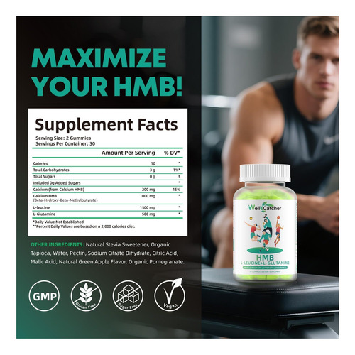 Hmb E Aminoácidos De Leucina Gomas: Suplementos De Hmb Para - Imagem 4