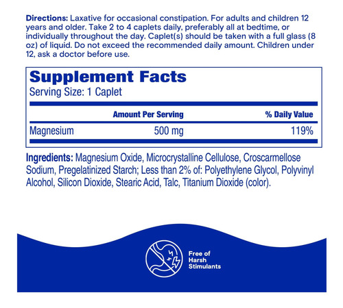 Phillips Laxative Caplets, Com Suplemento De Magnésio De De - Imagem 6