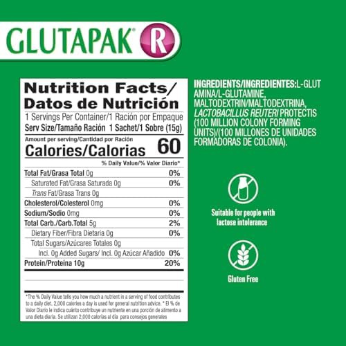Probióticos Glutapak R Com Glutamina E Lactobacillus Reuteri - Imagem 5