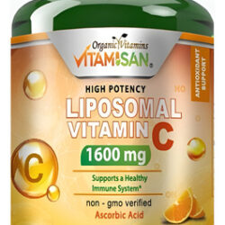 Vitamisan Vitamina C Lipossomal 1600mg - 100 Cápsulas - Ácid
