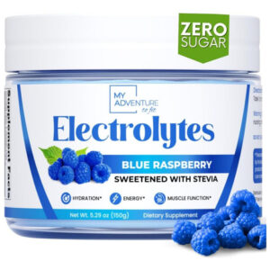Zero Açúcar - Eletrólitos Em Pó De Framboesa Azul - Hidrataç