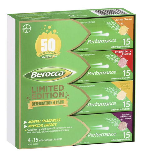 Comprimidos Efervescentes Berocca Performance Pacote De Cele - Imagem 2