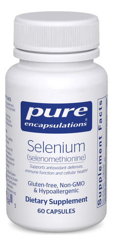 Suplemento De Encapsulamentos Puros Selênio Selenometionina