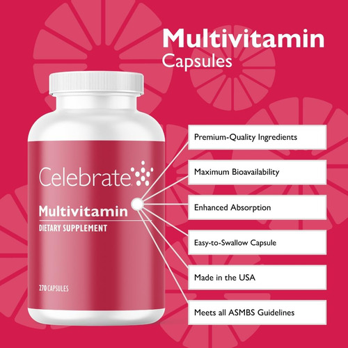 Celebrate Vitamins Multivitamínico Bariátrico, Sem Ferro - B - Imagem 2