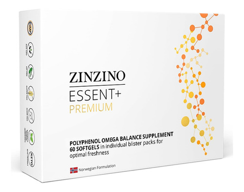 Zinzino Essent+ Premium 60 Cápsulas Gelatinosas