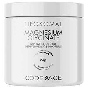Suplemento De Glicinato De Magnésio Lipossomal Codeage, Sup