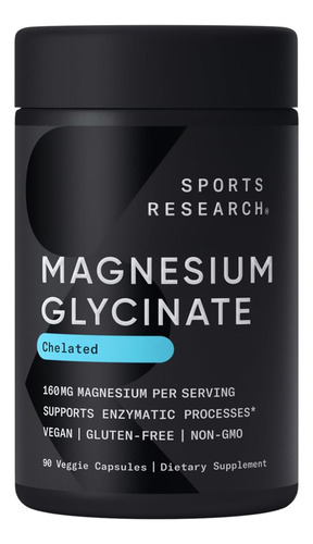 Sports Research® Glicinato De Magnésio - Suporta Sono Restfu