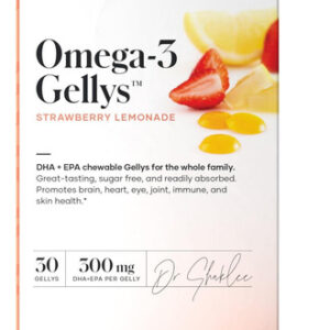 Shaklee - Omega-3 Gellys - Gomas De Limonada De Morango - M