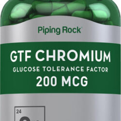 Gtf Cromo 200 Mcg | 250 Cápsulas | Fator De Tolerância À Gli