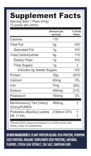 Proteína Vega+ Recuperação: 30g De Proteína Vegetal - Imagem 4
