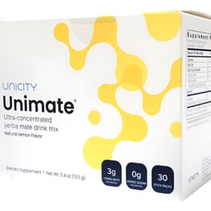 Unicity Unimate Natural Lemon - Mistura Para Bebida De Erva-
