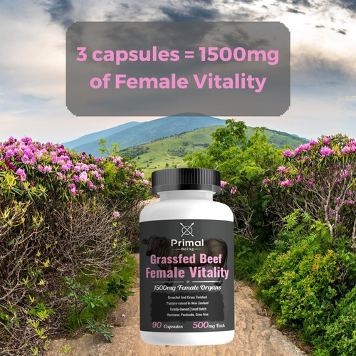 Suplemento De Vitalidade Feminina Primal Being Grassfed Beef - Imagem 4