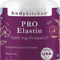 Body Kitchen Pro-elastin, Suplemento De Elastina De 1000 Mg,