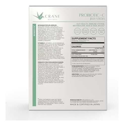 Jelly Sticks Probiotic -c - Bifidobacterium E Vitamina C | N - Imagem 4
