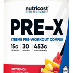 Pó Complexo Pré-treino Nutricost Pre-x Xtreme, Ponche De Fru