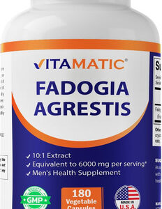 Vitamatic Fadogia Agrestis 10:1 Extrato 600 Mg (equivalente