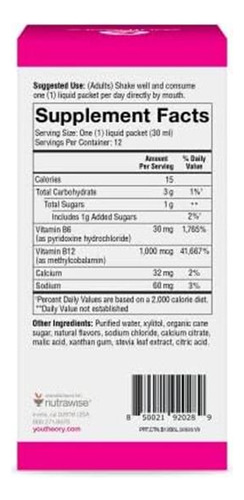 Youtheory Vitamina B12 B6, Suplemento Diário De Energia E S - Imagem 3