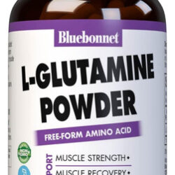 Pó De L-glutamina Bluebonnet Nutrition, 8 Onças