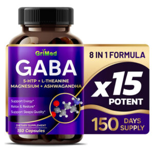 Grimed Gaba 16.280mg - X15 Power Com 5-htp, L-teanina, Magné