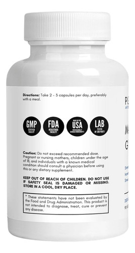 Glicinato De Magnésio Puro - 275mg - Amigável Ao Estômago, E - Imagem 4