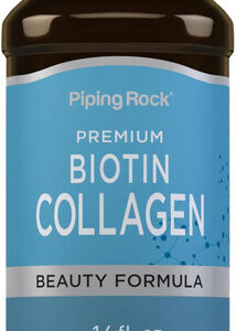 Colágeno Líquido Piping Rock E Biotina 16 Fl Oz | Suplemento