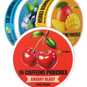Lyvwel 72mg Bolsas De Energia De Cafeína | Foco Nootrópico E
