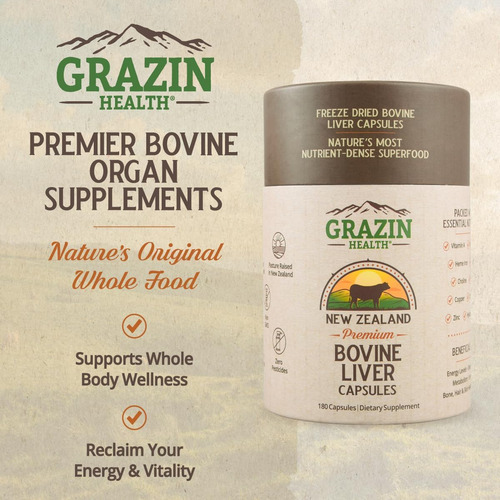 Grazin Health - Fígado Bovino Alimentado Com Capim Da Nova Z - Imagem 2