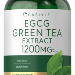 Suplemento De Extrato De Chá Verde Carlyle Egcg | 1200mg | 2