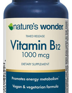 Nature's Wonder Vitamina B12 1000 Mcg Liberação Programada,
