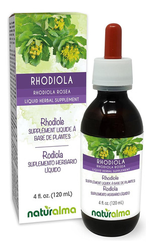 Naturalma Rhodiola Rosea (sedum Roseum) Tintura De Raiz Sem
