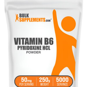 Suplemento De Vitamina B6 Bulksupplements.com Piridoxina Hcl