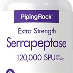 Piping Rock Serrapeptase Spu | 120 Cápsulas | Enzima | Suple