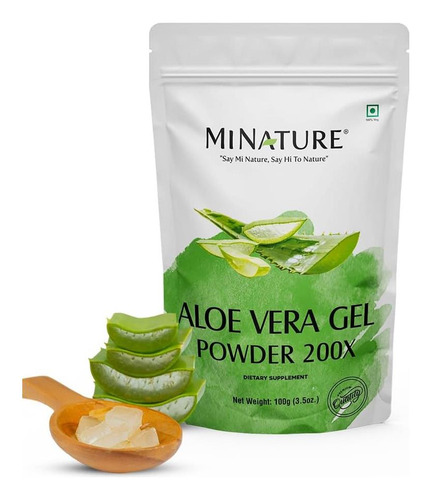 Gel Em Pó De Aloe Vera 200x Da Mi Nature | Natural E Puro |