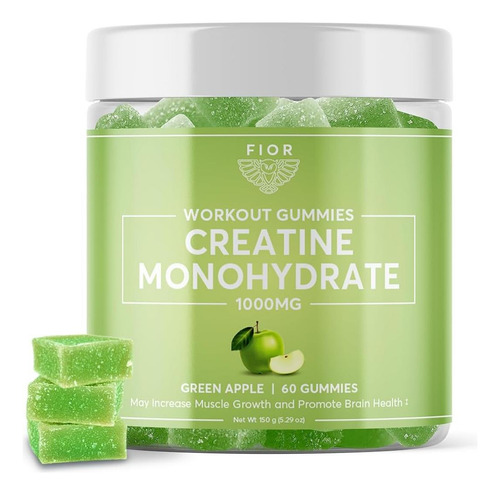 Fior Creatine Gummy Suplemento Com Monohidrato De Creatina
