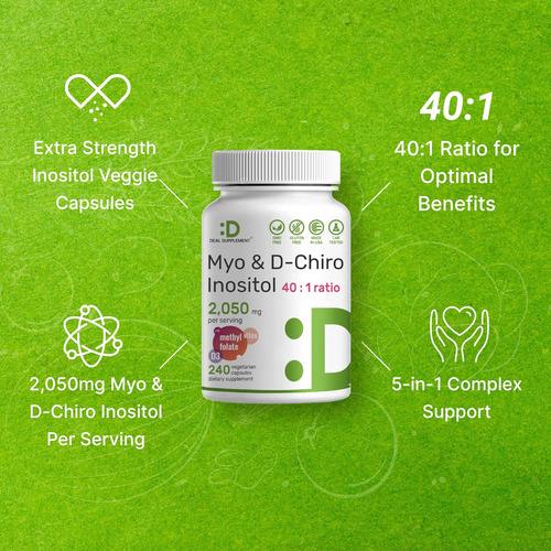 Suplemento De Myo-inositol E D-chiro Inositol (40:1) 2.050 M - Imagem 4